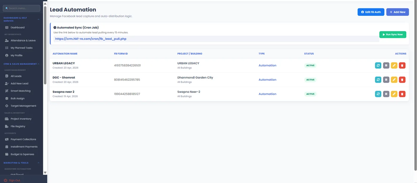 UIC CRM Lead Automation