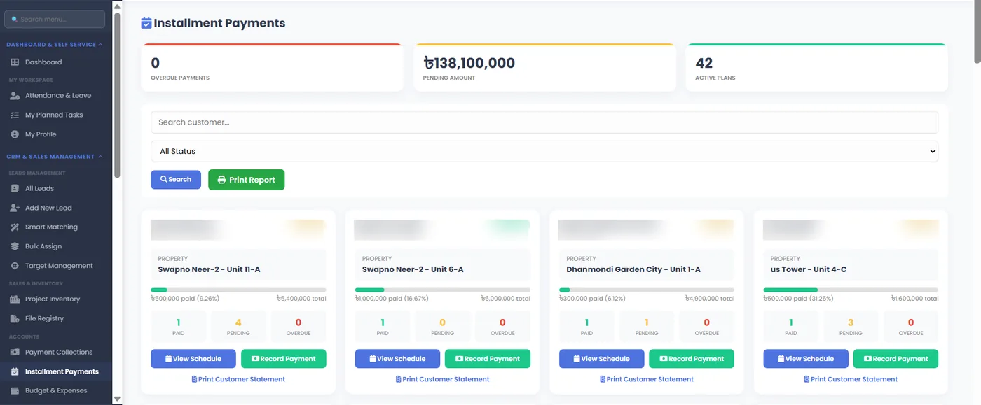 UIC CRM Installment Payments